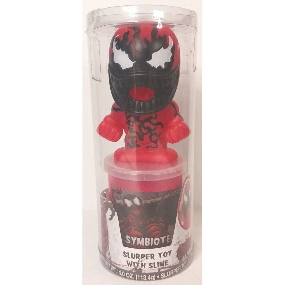 Marvel Spiderman Carnage Symbiote Slurper Toy 4oz Slime Can Factory Sealed